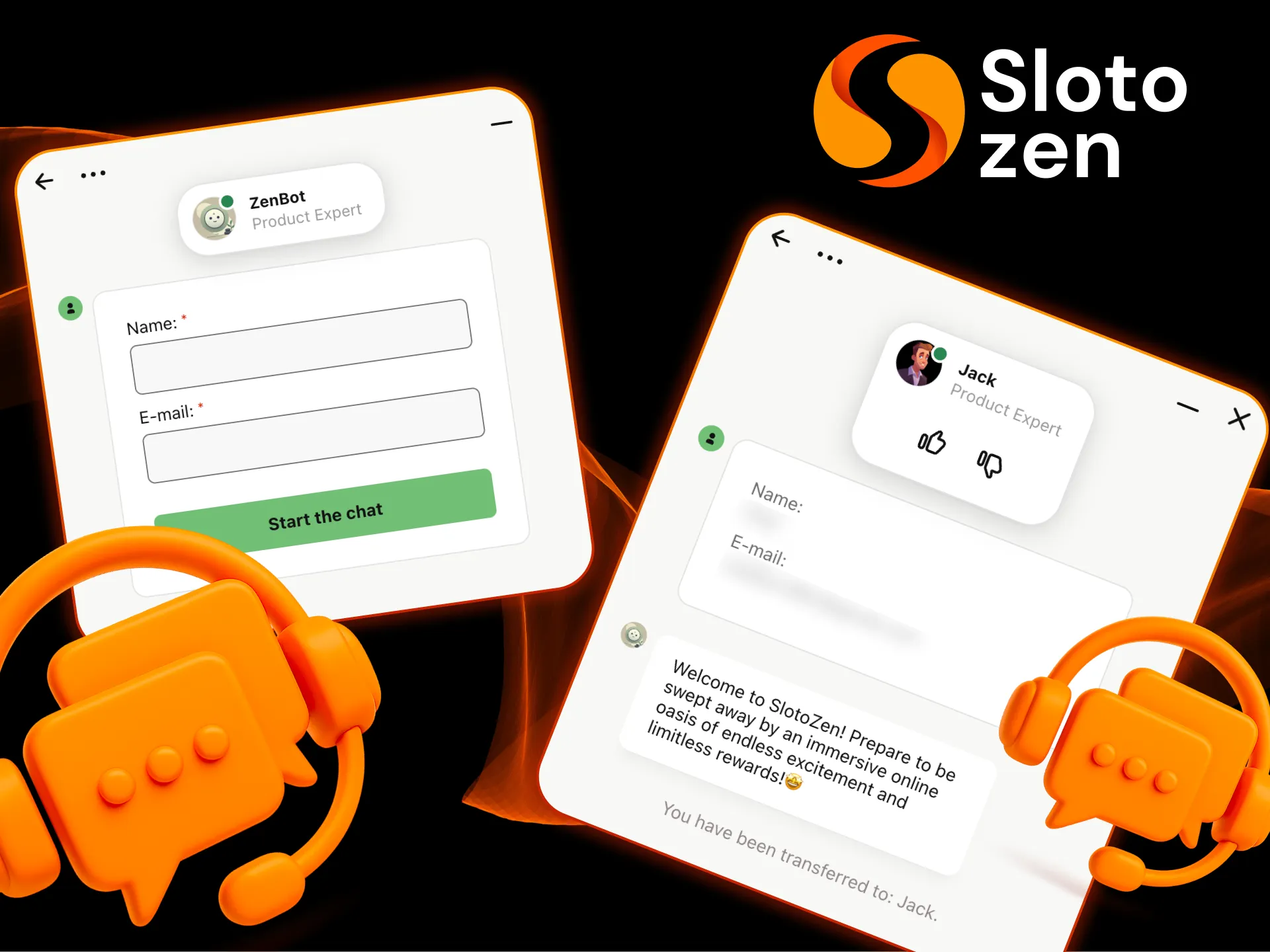 Get help and keep playing at Slotozen Casino.