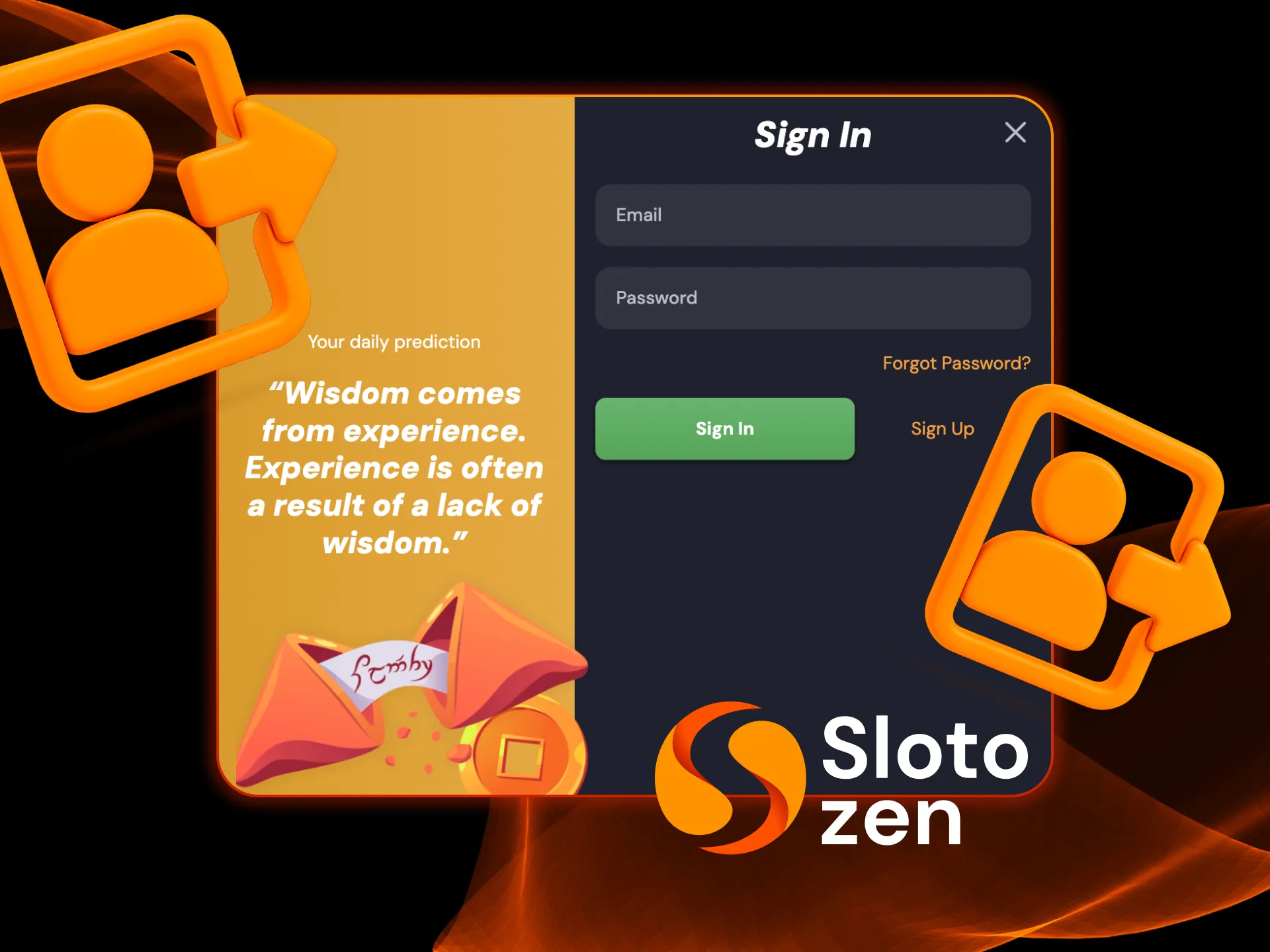 Learn how to log in at Slotozen Casino.