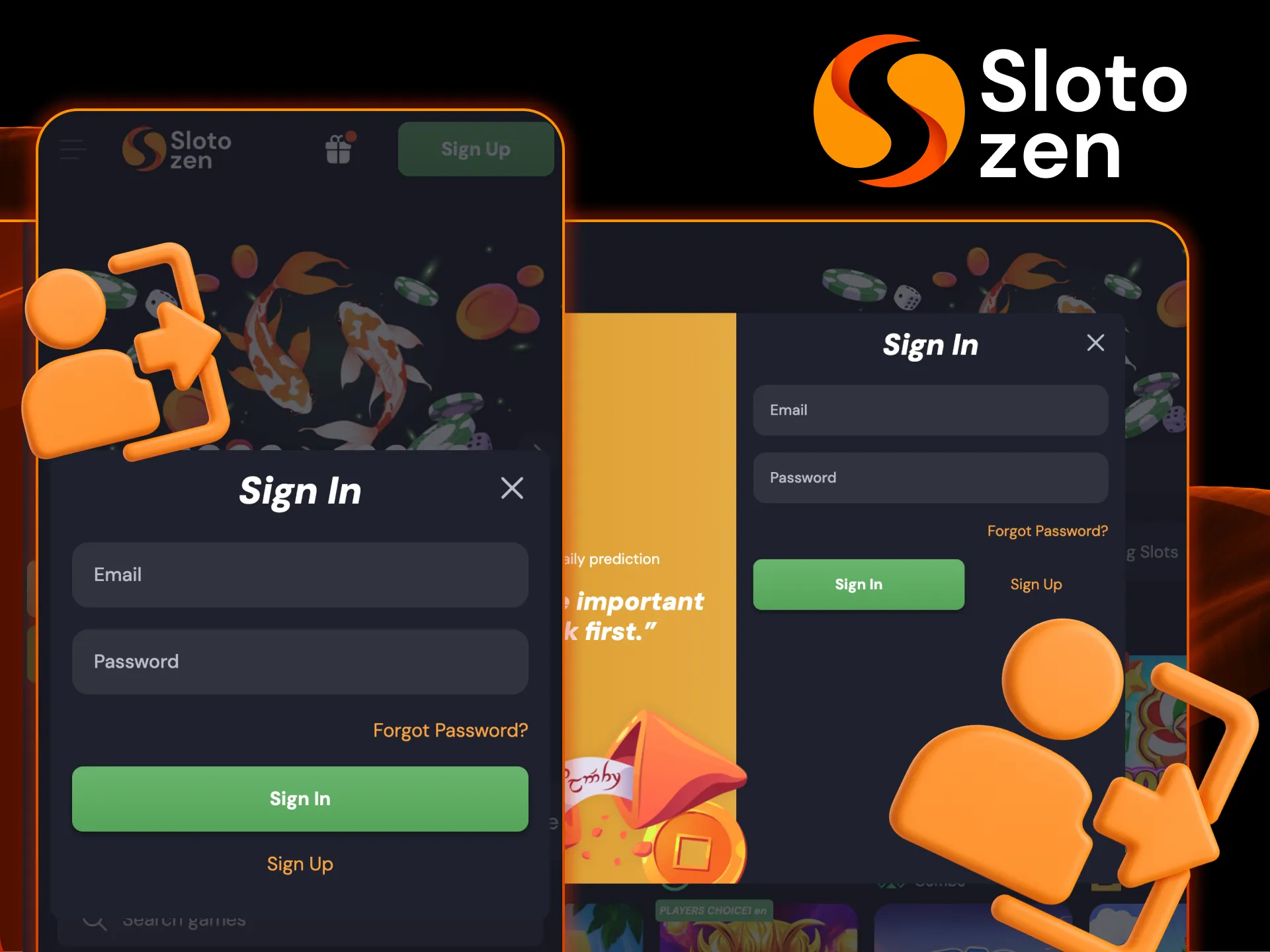 Play anywhere anytime with Slotozen Casino.