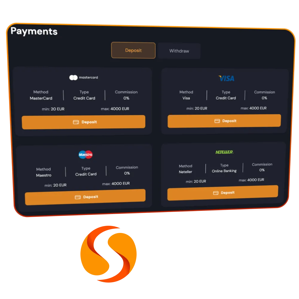 Deposit and play for real money at Slotozen Casino.