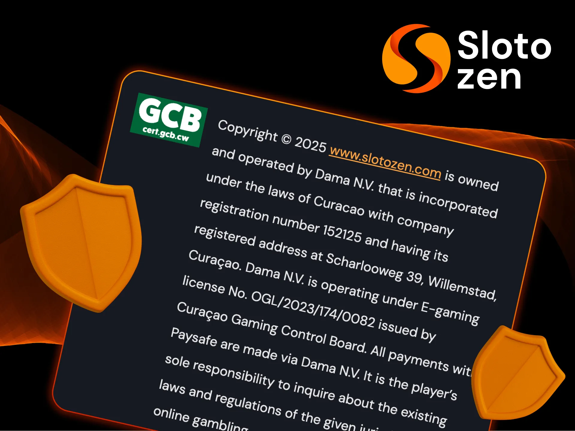 Register safely and play at Slotozen Casino.